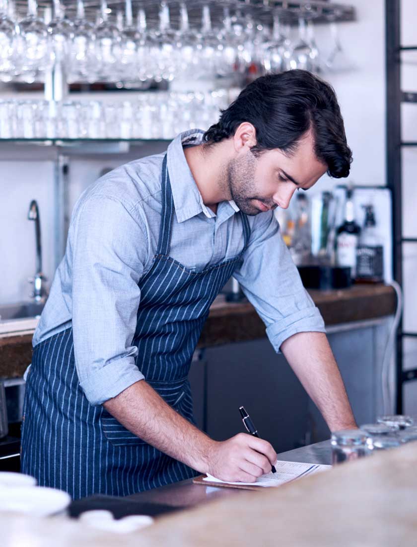 cafe owner using same-day ach to make payments fast